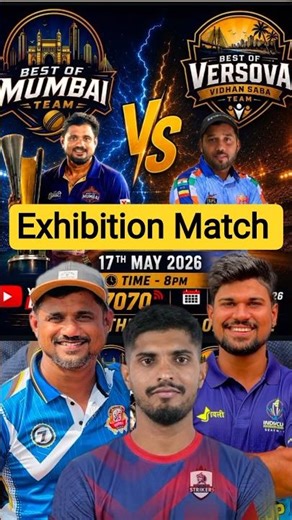 Mumbai vs Versova Big Exhibition Match 🔥 Tennis Ball Cricket