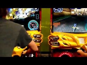 Arcade Super Bikes 2 G2, 2P gameplay on Paris, Star Vmax vs Ducati 1198s 200!