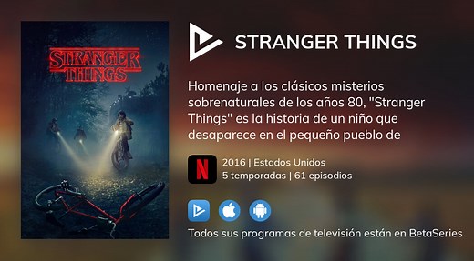 Video : Ver Stranger Things en streaming legal completo