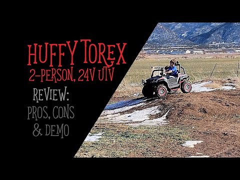 Huffy Torex 24V UTV Kid's 2-Seater Ride-on Dune Buggy: Review, Pros, Cons & Demo!