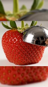 60K views · 567 reactions | Satisfying strawberry scoop ASMR #fblifestyle #asmrcutting #asmrsound #asmrvideo #satisfying #goodvibes #AI #asmr #foodie #FoodieBusiness | Cutting Crave ASMR | Facebook
