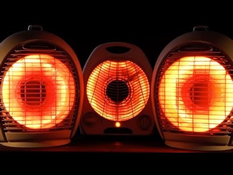 ASMR 3 RED HOT FAN HEATER DEEP SOUND - RELAXING SOUNDS WHITE NOISE TO SLEEP • No Talking - 24/7