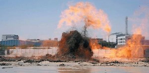 WATCH: Korangi Creek fire reignites