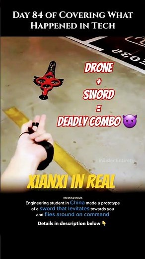Day84: Meet #xianxia Real-Life Flying Sword! | Chinese Student Builds Levitating Weapon Prototype