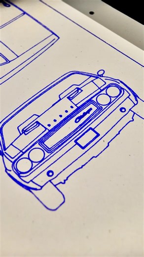 Drawscape on Instagram: "🛍️ Shop Classic Car Art (1970 Dodge Challenger) Build your own custom blueprint art @ https://www.drawscape.io Drawn with precision using @stabilo 88 ink pens on luxurious Hemptone paper. Every line is plotted by our vintage pen plotter, bringing this iconic muscle car to life with analog charm and digital accuracy. Custom automotive art like no other. 🚗 Car: 1970 Dodge Challenger @dodgeofficial ✍️ Pens: @stabilo 88 📄 Paper: Hemptone 🤖 Plotter: Bantam Tools NextDraw