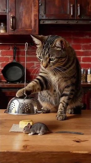 Wait for it... 😼 🌟 You won't believe how this ends! 待っててね... 🌟 結末に驚くよ！ #shorts #cat #plotwist