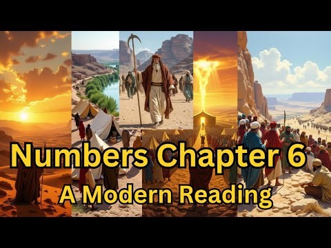 Numbers Chapter 6 | A modern reading. #BibleStories #moses #bookofnumbers