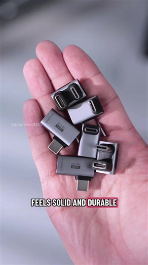 Compact USB-C Adapter for Desk Organization