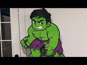 PIÑATA HULK ASI DECORAMOS ESTÁ PIÑATA