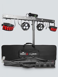 Chauvet Gig Bar 2.0 4-in-1 Lighting System w/ Stand, Footswitch | Reverb