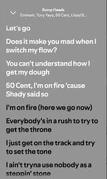 bump heads lyrics.pt1 #rap #50cent #eminem #edit4media