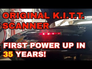 We POWER UP KITTs Original Scanner for the First Time in 35 Years! Will the Knight Rider live again?