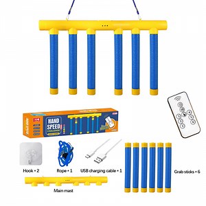 2025 Upgrade Reflex Drop Sticks,Reaction Training Games Props,Hand Eye Coordination Training,3 Adjustable Speed Catching Game,Reflex Challenge Toy,For Home Family Friend Pets