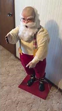 Vintage David Hamberger Displays Animated Mechanical Store Display Santa Claus
