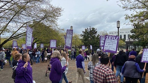 State workers demand action from Oregon Gov. Tina Kotek on persistent paycheck issues