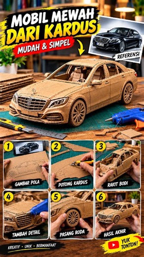 How to Make a Realistic Car From Cardboard 🚗📦 | PRESIDEN CAR