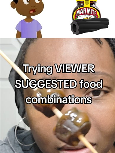 Replying to @Leeaa.privapriva Trying viewer suggested food combinations - #tastetest #weirdfoodcombos #liquorice #marmite #foodcomboqueen