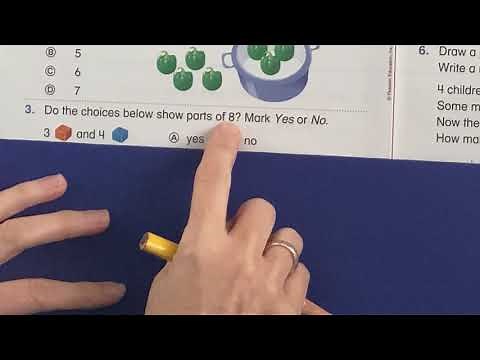 1 Topic Test Envision Math First Grade Topic 1