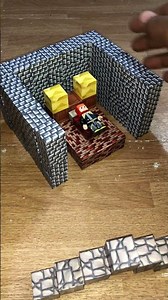 WOW! Building a Minecraft Bed in Castle with Magnetic Blocks! 🧲🌳 Sembo Pixel World #imalidotcom