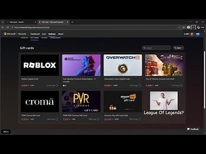 WHERE IS LEAGUE OF LEGENDS REDEEM CARD ? | MICROSOFT REWARDS