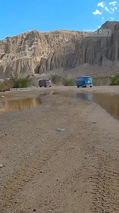 ⚠️ www.bUGbUs.nEt ⚠️ —> Classifieds and show calendar for classic Volkswagen and Porsche: Europe-wide and free of charge・➖ LOCATED AT @slowridegarage・➖⠀SPREAD BY @bUGbUs .. . .Traversing the steep walls of Afton Canyon in a bus trio. Known as the Grand Canyon of the east Mojave, Afton Canyon is one of only three places where the Mojave river flows above ground year-round in the Mojave desert. This was the last scenic drive ending our 150 mile long Mojave Trail trek in April of 2023.#Slowride #VW