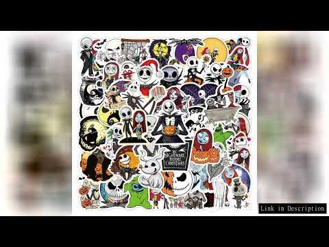 10/30/50pcs Horror Disney Cartoon The Nightmare Before Christmas Stickers for Kids Toy Halloween Cor