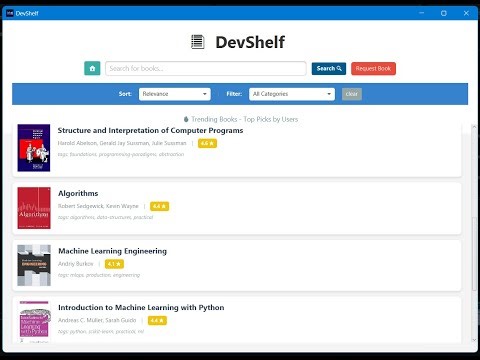 DevShelf: Building a Search Engine from Scratch in Java