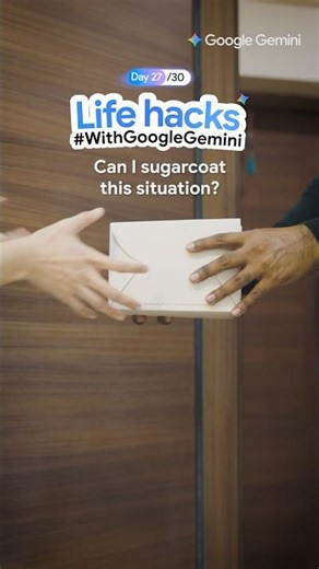 Now that was a cakewalk, wasn’t it :) #LifeHacksWithGoogleGemini