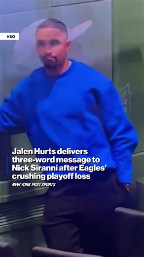 An awful playoff loss isn’t shaking Jalen Hurts’ confidence. The Eagles’ quarterback told coach Nick Sirianni, “We’ll be back,” in a candid moment Monday, one day after the team’s stunning 23-19 home wild-card loss to the 49ers, as captured on HBO’s “Hard Knocks.”