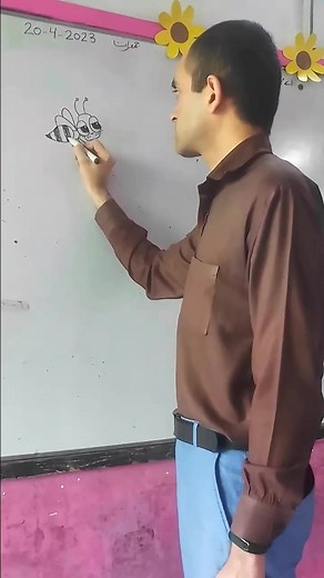 How to draw a Honey Bee 🍯🐝 A very easy step by step tutorial for beginners, kids and toddlers. Learn to draw a bee from