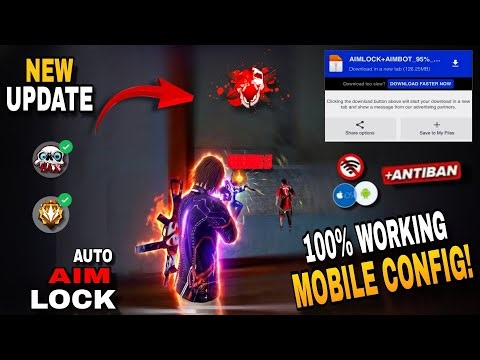 Auto headshot config file⚡️🚀 freefire aimbot+Aimlock🎯 | Headshot config file free fire max⚡️♻️