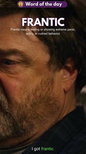 The SHOCKING Truth About People Who Use Frantic Correctly #frantic #wordoftheday #learnenglish
