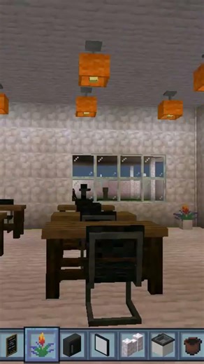 I build a restuarant in star hotel #shorts #minecraft