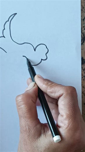 how to draw beautiful and easy flying bird 🐣🐤✌