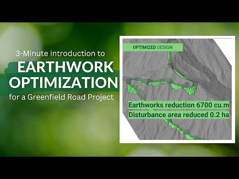 Introduction to Earthwork Optimization for a Greenfield Road Project