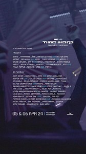2K views · 723 reactions | 69 Artists. 30 Hours of Music. 2 Days of Party. See full Lineup on our website. | Time Warp | Facebook