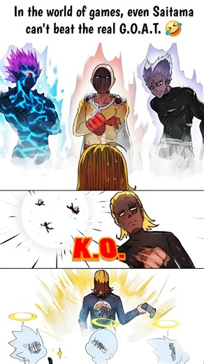 In the world of games, even Saitama can't beat the real G.O.A.T. 🤣