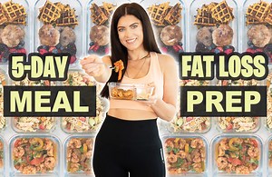 Easy 5-Day Weight Loss Meal Prep | Breakfast, Lunch, Dinner, & Snacks!