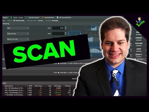 Options Scanner Tutorial - Easily find stocks to run the wheel on.