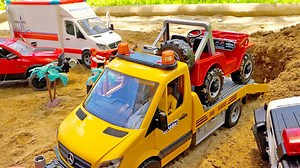 Tow Truck Rescue Car Toys Pretend Play | Kids Toy TV