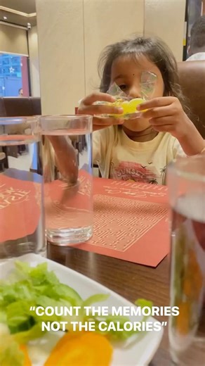 “COUNT THE MEMORIES NOT THE CALORIES”