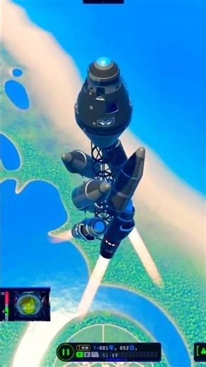 Rotational Launch #gaming #gamingshorts #sfs #shorts #spaceflightsimulator