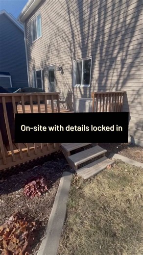 Pre-con walkthrough. Details locked. No guessing. We’re removing the old deck and rebuilding a 25x16 with no landing and 2 stairs, framed with Grade 1 treated Douglas Fir. Decking will be TimberTech Terrain – Brown Oak (30-year warranty), finished with Westbury C-10 aluminum railing in black (limited lifetime warranty). Add in a 4x4 concrete pad, 152 feet of fascia wrapping the base, and a 5-year workmanship guarantee — and this one’s set up to last. This is how smooth builds happen: plan it rig