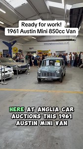 314K views · 2.1K reactions | With a guide price of £8,000 - £10,000, this restored 1961 Austin Mini Seven 850cc Van caught our eye at the recent Anglia Car Auctions classic car sale. It came with a Heritage Certificate and had been converted to run on unleaded petrol. A great little van, which could still be used to make local deliveries. How cool would that be? But did it sell…? #austinmini #classicmini #classiccar #carauction #1960s | UK Barn Finds | Facebook