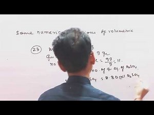 VOLUMETRIC ANALYSIS (08) BY BASANT KUMAR JHA
