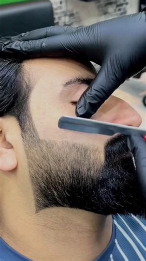 New Beard Cutting Video | Beard Style For Men's #shorts #viral #barber #hairstyle
