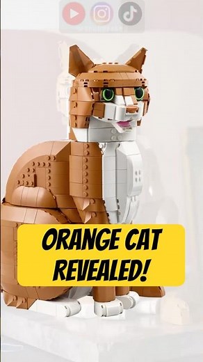 LEGO Ideas Orange Cat Revealed