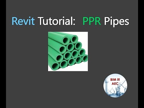 Revit Tutorial: PPR Pipes