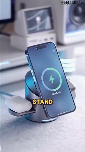 3 in 1 MagSafe Wireless Charger Stand for iPhone 15 14 13 Apple Watch AirPods Fast Charging