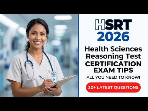 2026 Health Sciences Reasoning Test HSRT Practice Test Ultimate Exam Study Prep